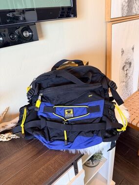 Mountainsmith Day Lumbar Waist Pack Blue Fanny Hip Bag Tour With Shoulder Strap
